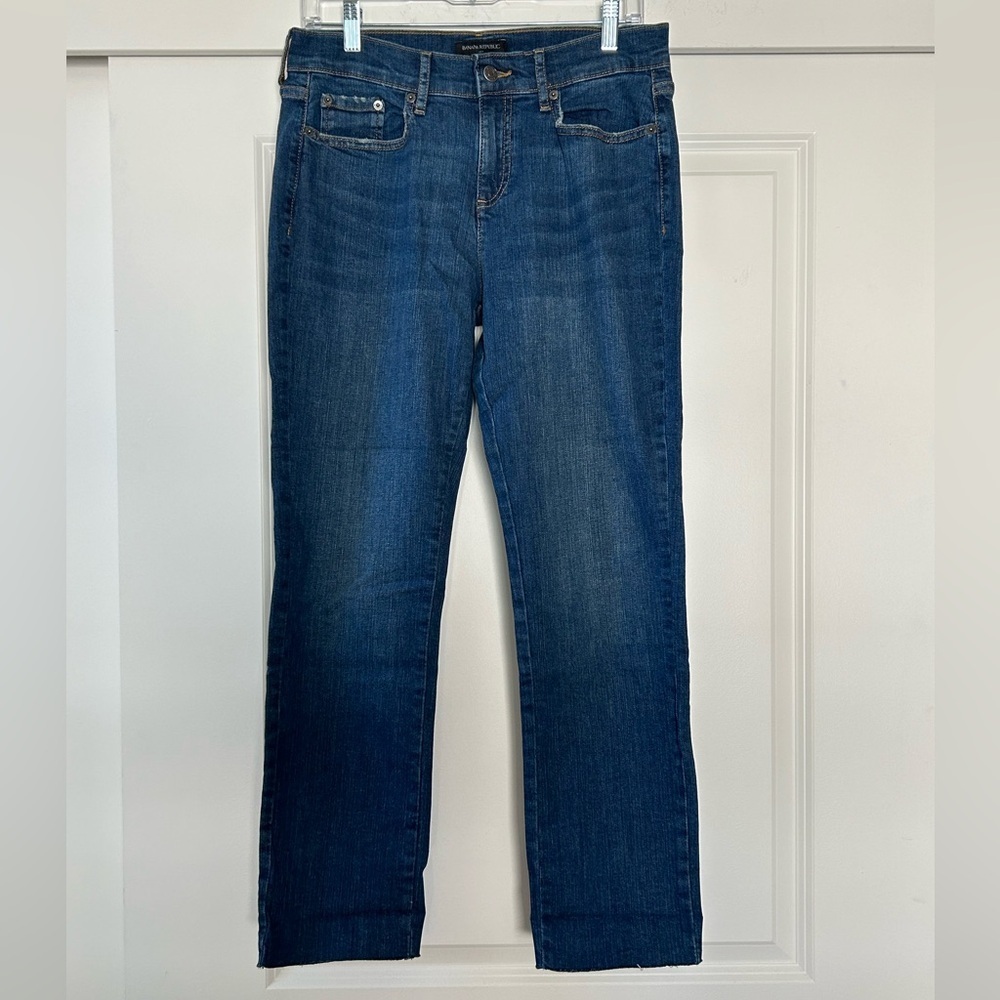 Banana Republic Straight Leg Ankle Jeans